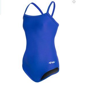 Dolfin Solid V-2 Back Swimsuit